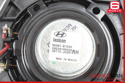 15-20 Hyundai Genesis G80 Rear Right Shelf Tweeter Speaker Lexicon OEM