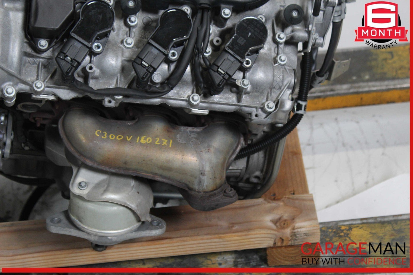 08-11 Mercedes W204 C300 4Matic 3.0L V6 Engine Motor Block Assembly OEM 181k