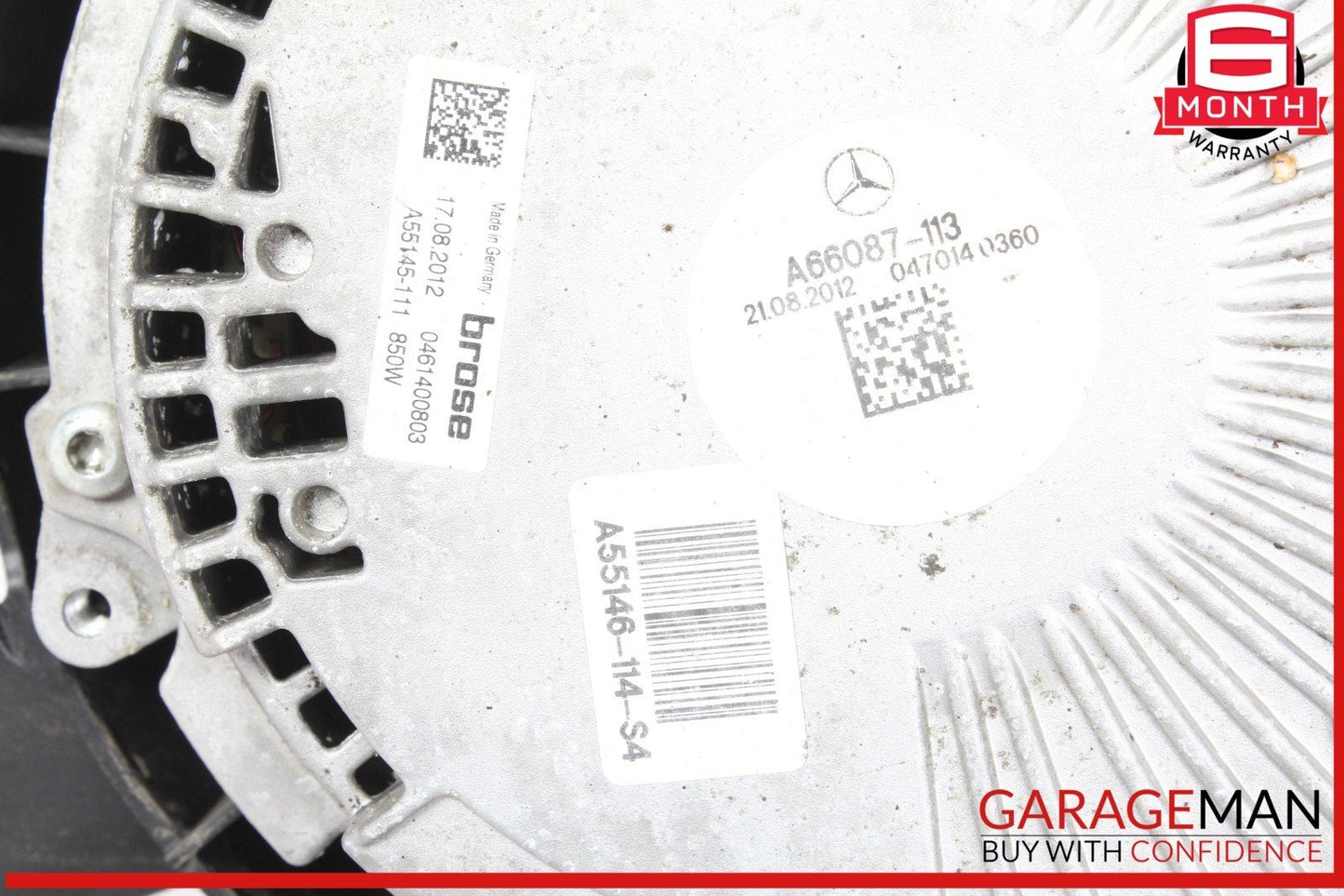 12-19 Mercedes X166 GL450 GL550 Engine Motor Cooling Radiator Fan Motor OEM