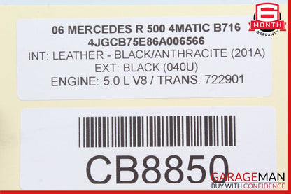 06-13 Mercedes W251 R500 ML350 Rear Left or Right Upper Control Arm OEM