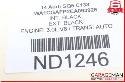 14-17 Audi SQ5 Engine Starter Motor Valeo 079911022 OEM