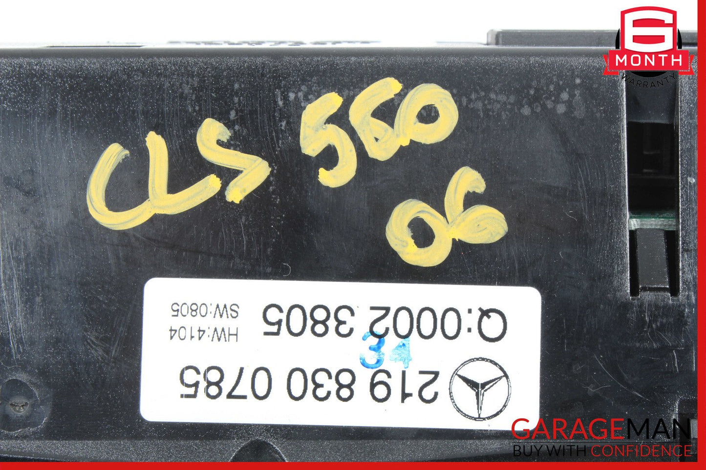 06-11 Mercedes W219 CLS500 CLS550 Dashboard Dash Panel Center Bezel Trim OEM