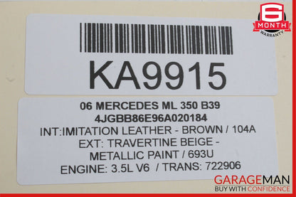 06-13 Mercedes W164 ML350 GL450 Front Left Driver Side Upper Control Arm OEM
