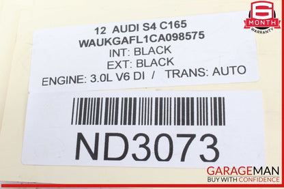 10-16 Audi S4 Engine Starter Motor Valeo 079911022 OEM