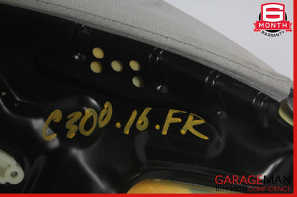 15-18 Mercedes W205 C350e C300 Front Right Side Lower Bottom Seat Cushion Grey