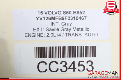 14-18 Volvo S60 Cooling Radiator A/C Condenser OEM