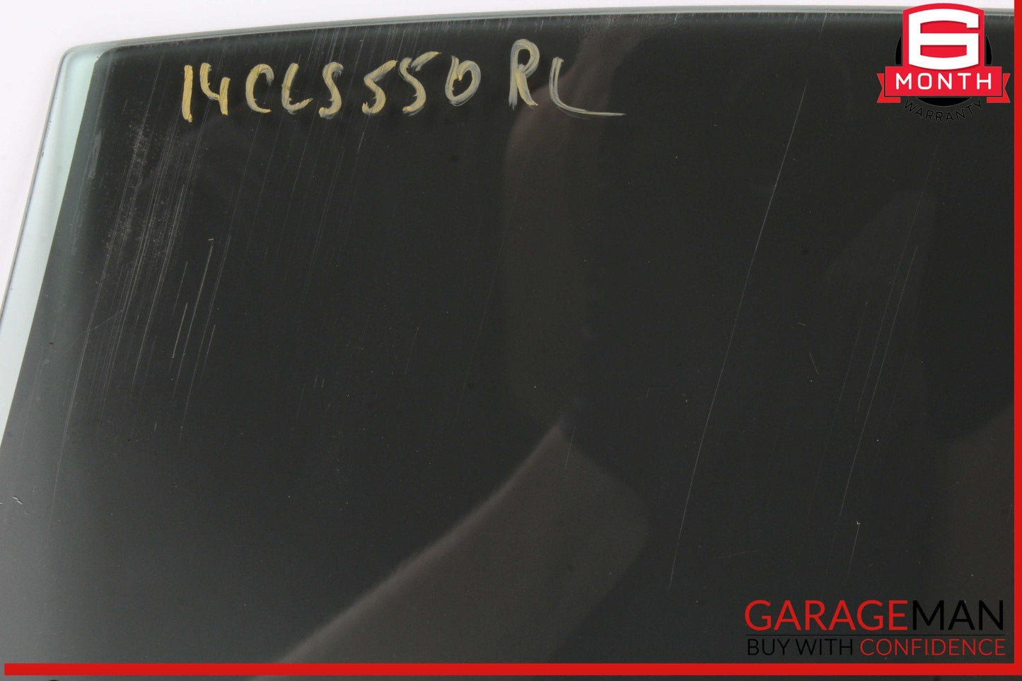 12-14 Mercedes W218 CLS550 Rear Left Driver Side Door Window Glass OEM