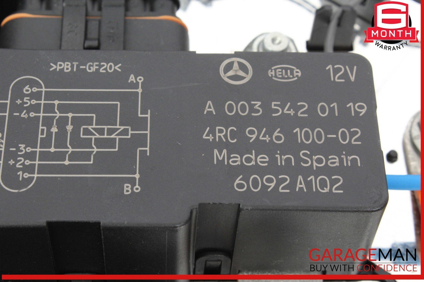 07-13 Mercedes W221 S550 CL550 Electric Power Supply Control Fuse Box Module OEM