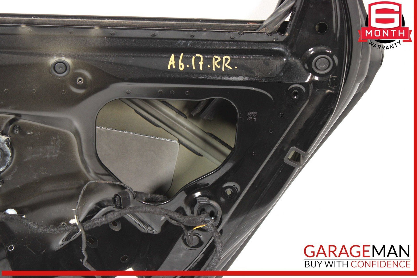 12-18 Audi A6 S6 Rear Right Passenger Side Door Shell Black OEM