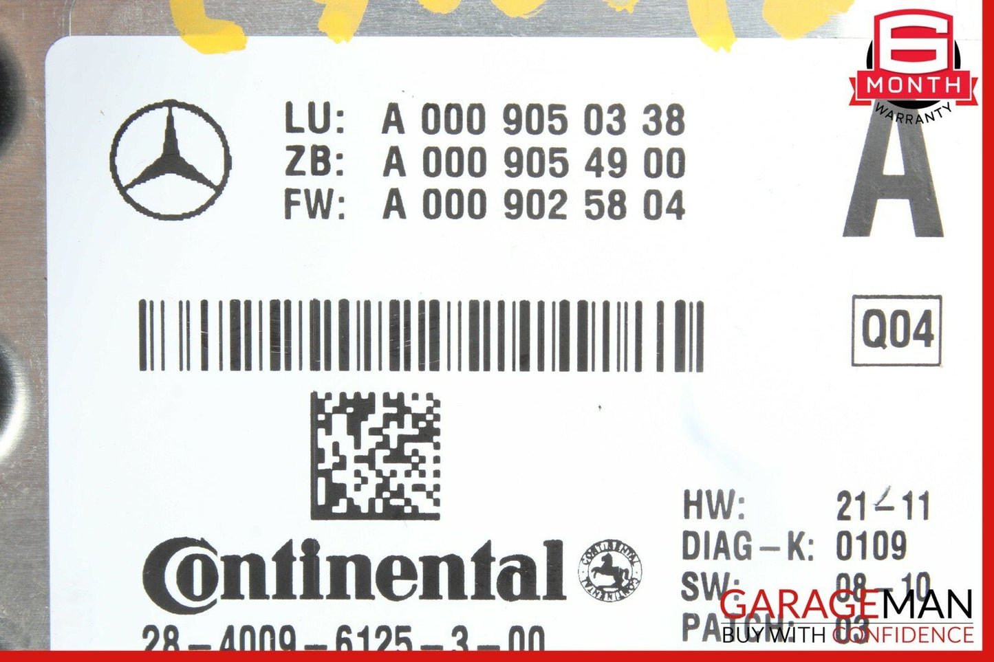 10-16 Mercedes SLK250 S550 E350 SLK350 Active Lane Assist Front Camera OEM