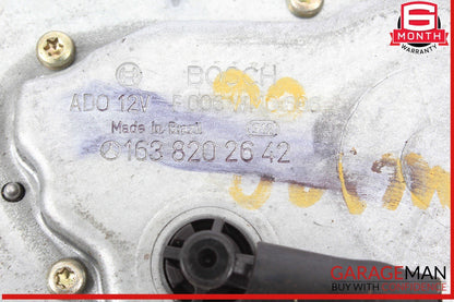 98-05 Mercedes W163 ML320 ML430 ML500 Rear Glass Windshield Wiper Motor OEM