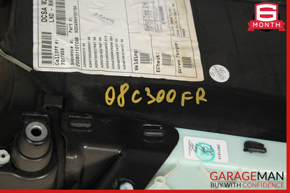 08-11 Mercedes W204 C300 Front Right Passenger Side Interior Door Panel Black