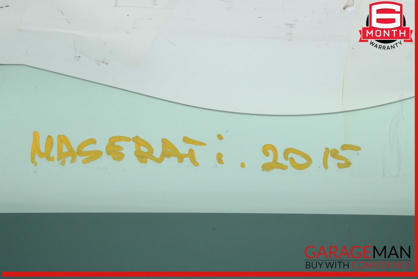 14-22 Maserati Ghibli M157 S Rear Left Driver Side Door Window Glass OEM
