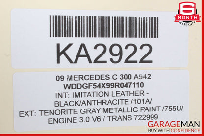 08-14 Mercedes W204 C300 C350  AMG Front Left Side Door Control Module Unit OEM