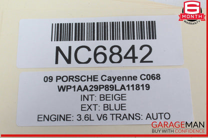 03-10 Porsche Cayenne 955 957 Front Right and Left Side Seat Headrest Head Rest
