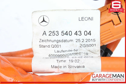 18-20 Mercedes X253 GLC350e Hybrid Battery High Voltage Cable 2535404304 OEM