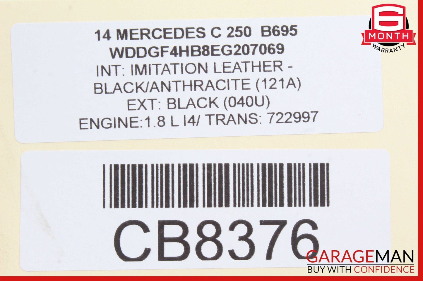 08-17 Mercedes W204 C250 CLS550 Rear Right or Left Side Lower Control Arm OEM