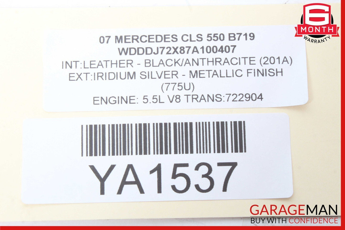 07-14 Mercedes W216 CL550 S550 Steering Column Combo Combination Switch Shifter