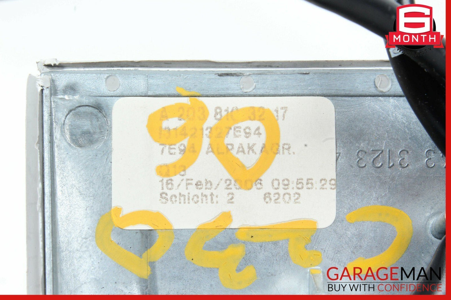 01-09 Mercedes W203 C230 C320 CLK320 Interior Rear View Mirror Grey OEM