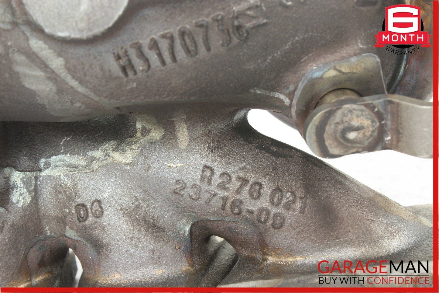 16-18 Mercedes W213 E400 3.0L Right Passenger Side Exhaust Header Pipe Assembly