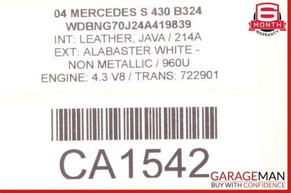 00-06 Mercedes S430 S500 CL500 Front Right Passenger Side Lower Control Arm OEM
