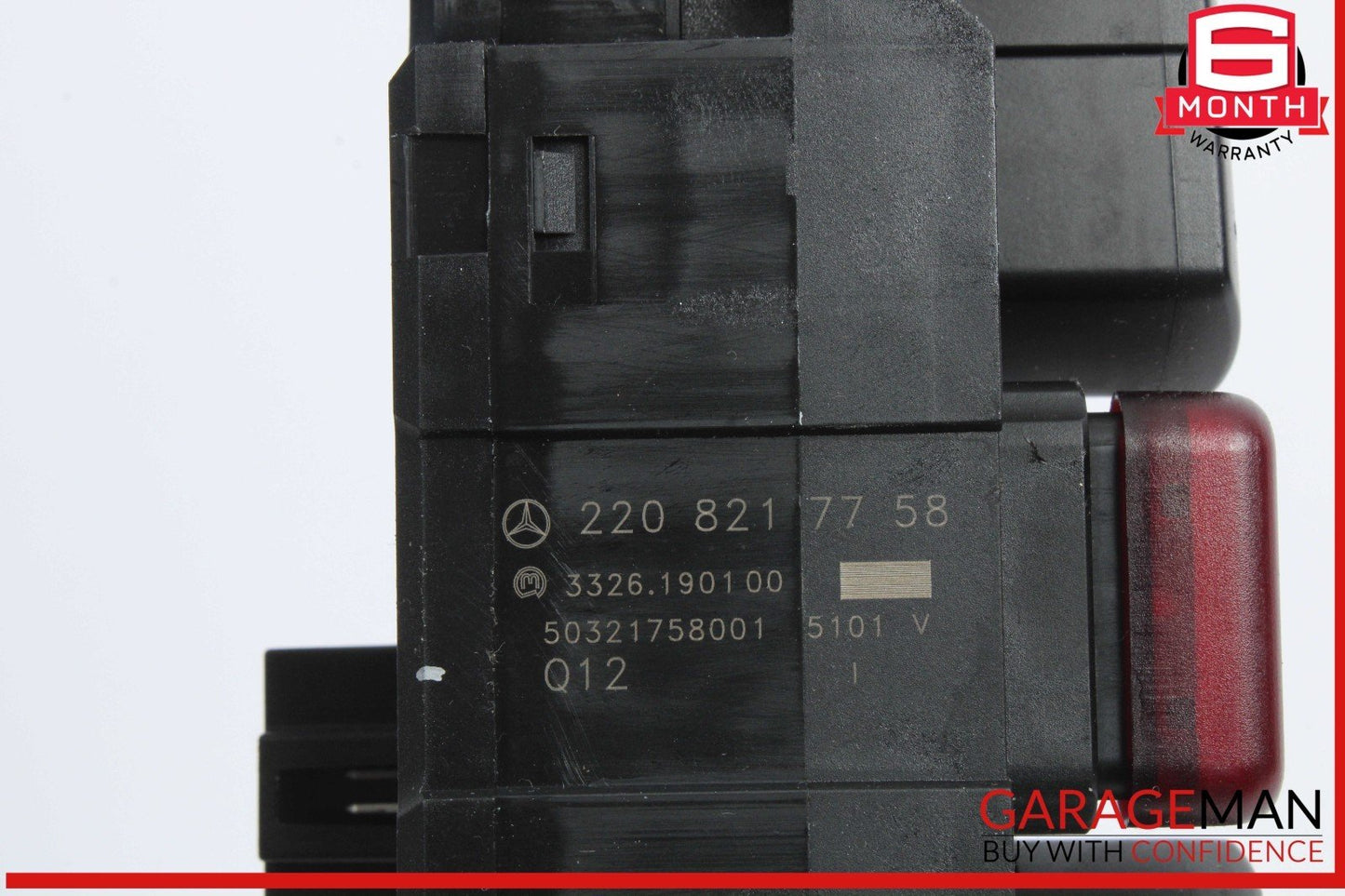 03-06 Mercedes W220 S430 S500 Center Dashboard Control Switch 2208217758 OEM