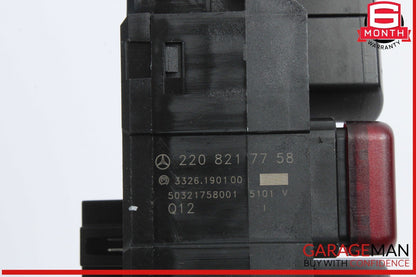 03-06 Mercedes W220 S430 S500 Center Dashboard Control Switch 2208217758 OEM