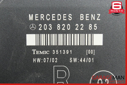 01-07 Mercedes W203 C240 C230 Rear Right Passenger Door Control Module OEM