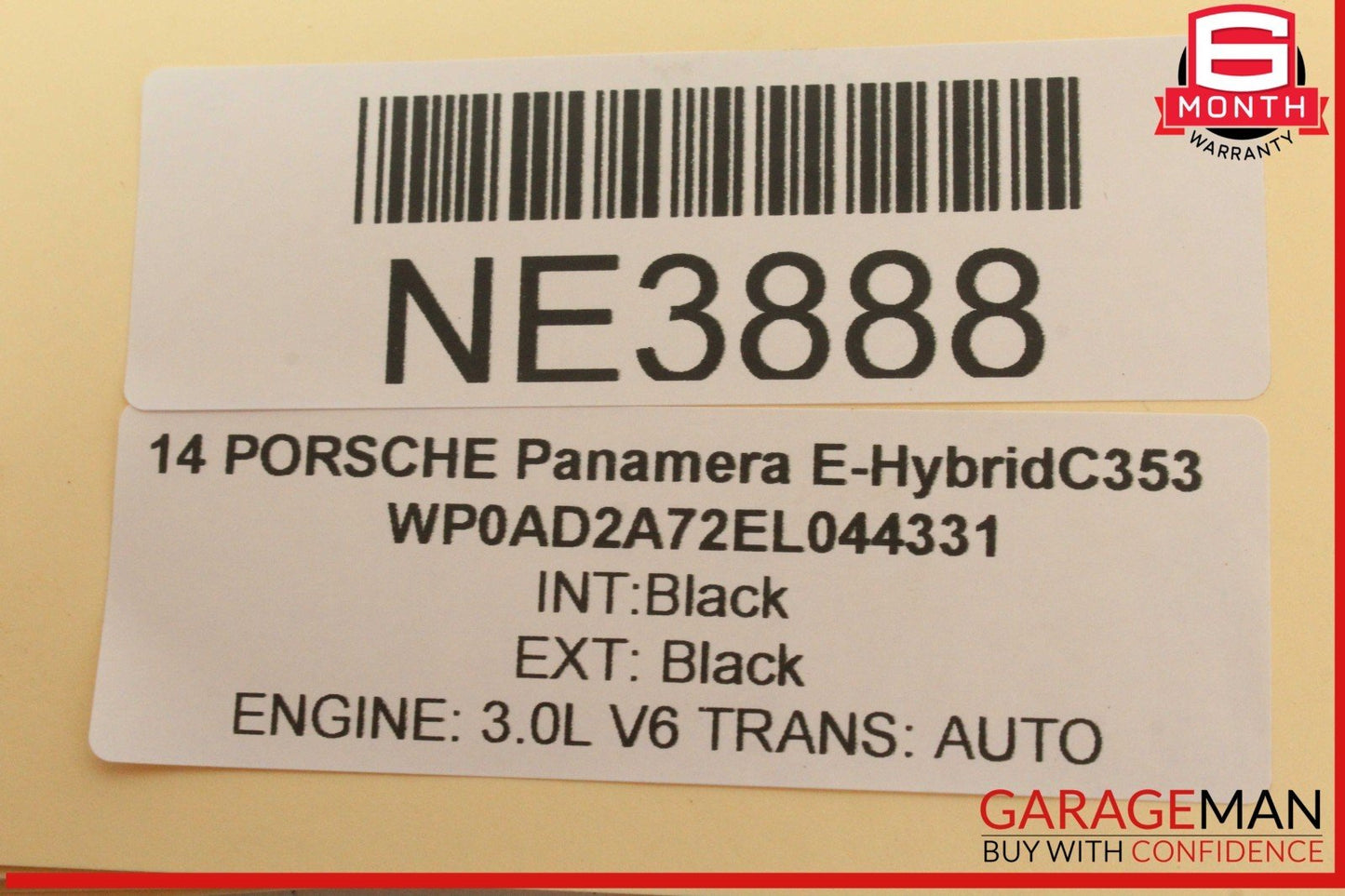10-16 Porsche Panamera 970 E-Hybrid Rear Right Side Door Lock Latch Actuator OEM