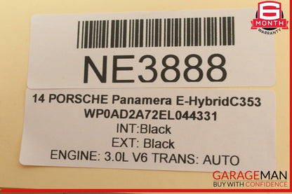 10-16 Porsche Panamera 970 E-Hybrid Rear Right Side Door Lock Latch Actuator OEM