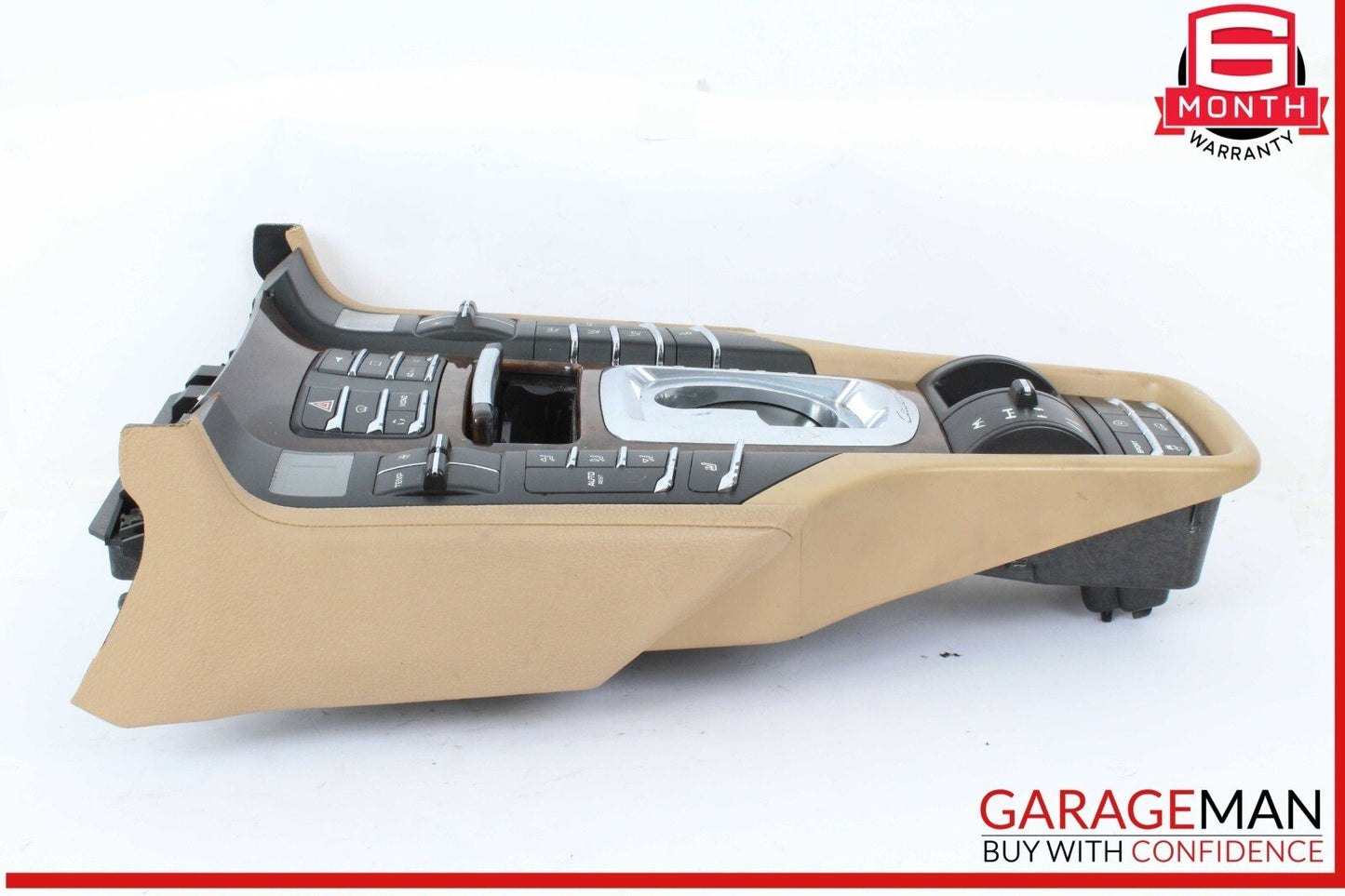 11-18 Porsche Cayenne S 958 Front Center Console Switch Control Panel Trim OEM