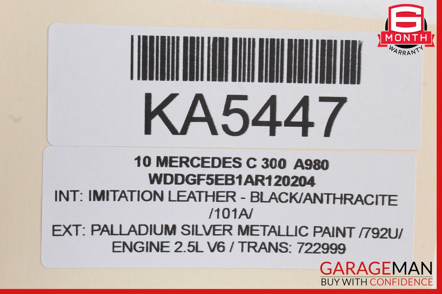 08-18 Mercedes W204 C300 GLK350 CLS550 Rear Right Side Door Control Module OEM