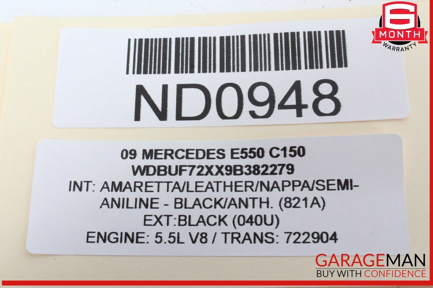 08-11 Mercedes W211 E550 CLS550 Airmatic Air Suspension Control Module OEM
