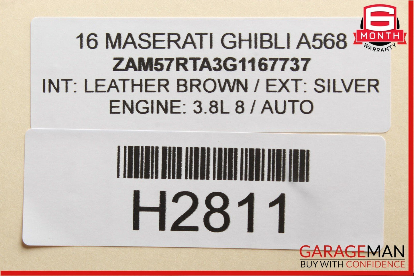 14-17 Maserati Ghibli Rear Left / Right Side Upper Tension Control Arm