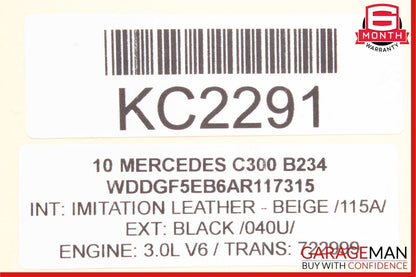 08-18 Mercedes C300 GLK350 E550 Front Left Driver Side Door Control Module Unit