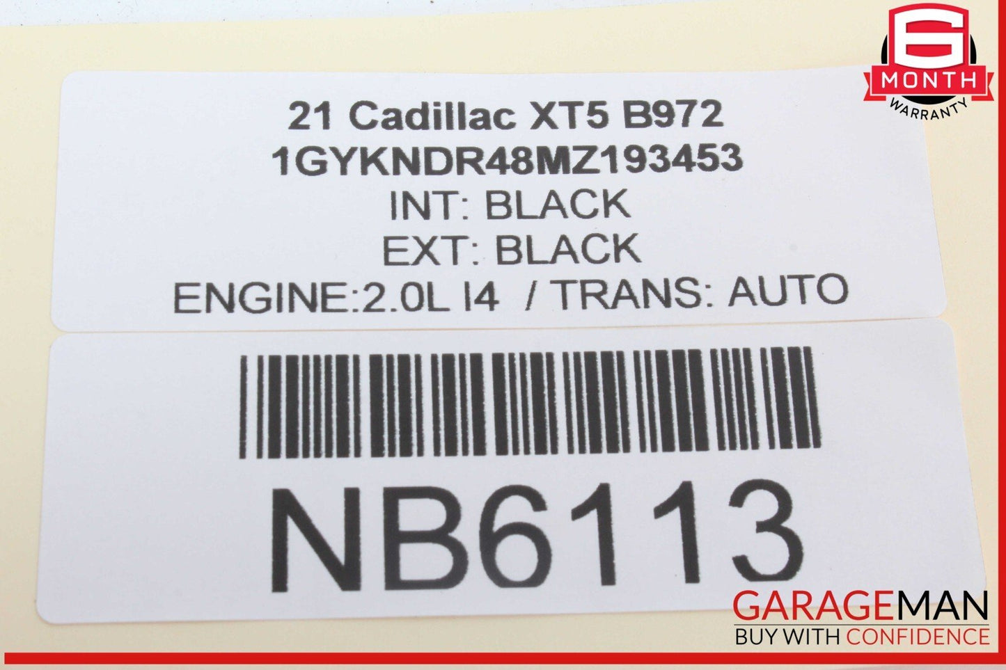 17-23 Cadillac XT5 Engine Motor Turbocharger Turbo Charger 8793301 OEM