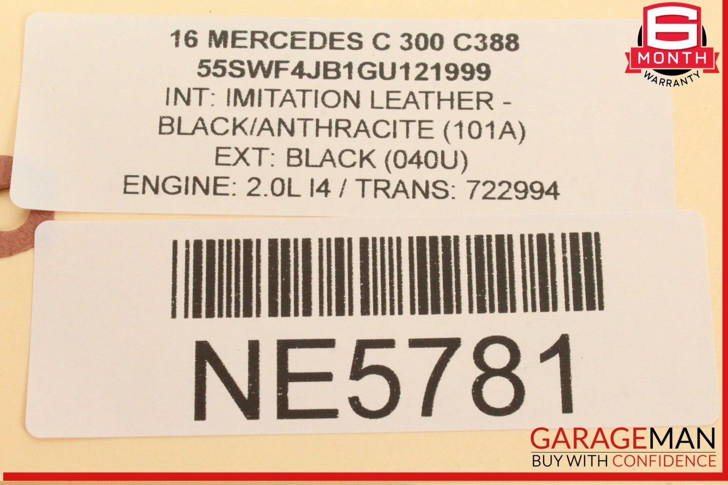 15-20 Mercedes W205 C300 Front Center Dashboard Air AC A/C Vent Grille OEM