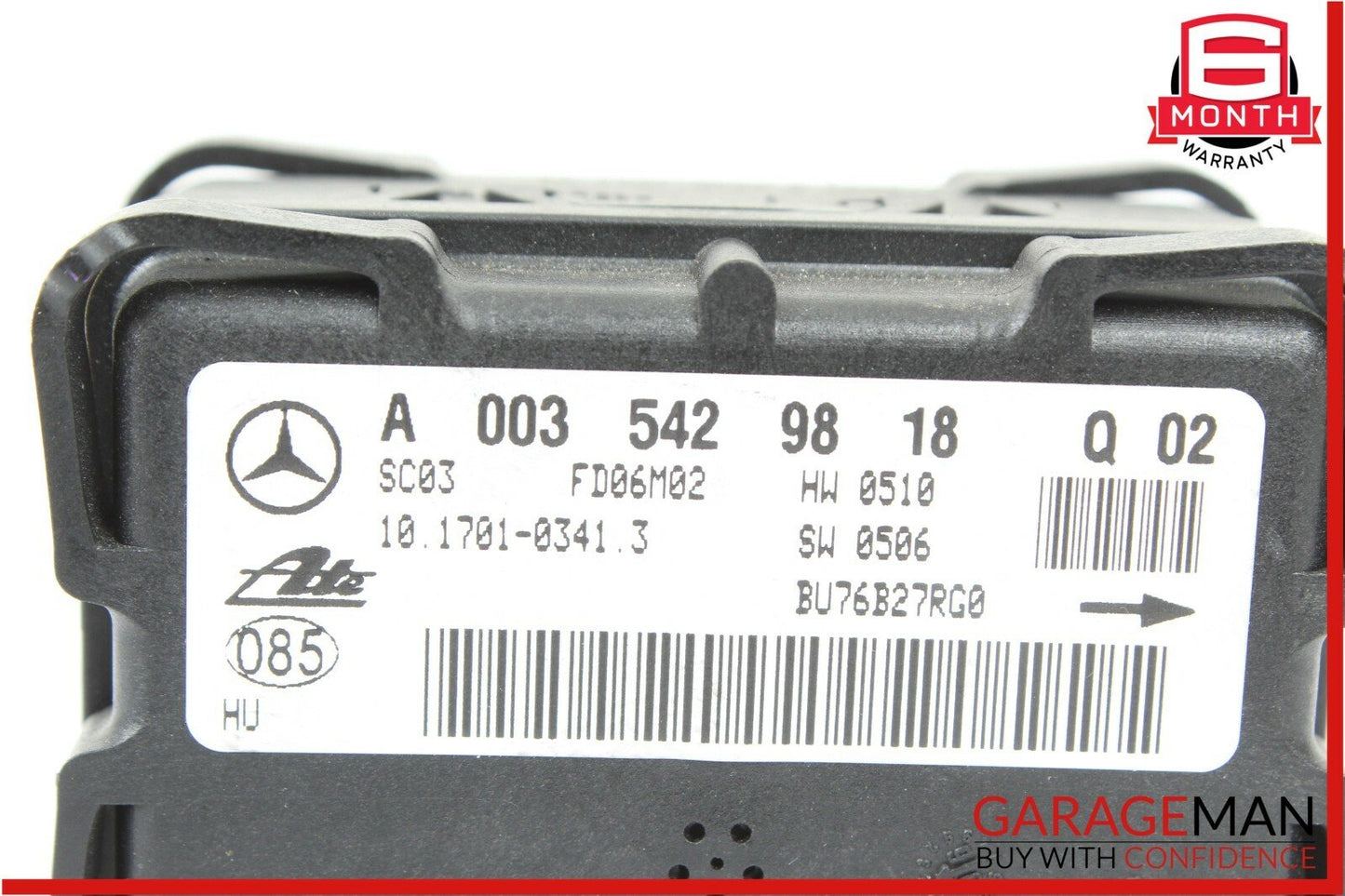 05-09 Mercedes W209 CLK350 C320 Yaw Turn Rate Speed Sensor 0035429818 OEM 75k