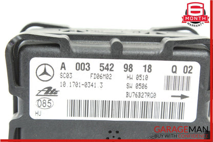 05-09 Mercedes W209 CLK350 C320 Yaw Turn Rate Speed Sensor 0035429818 OEM 75k