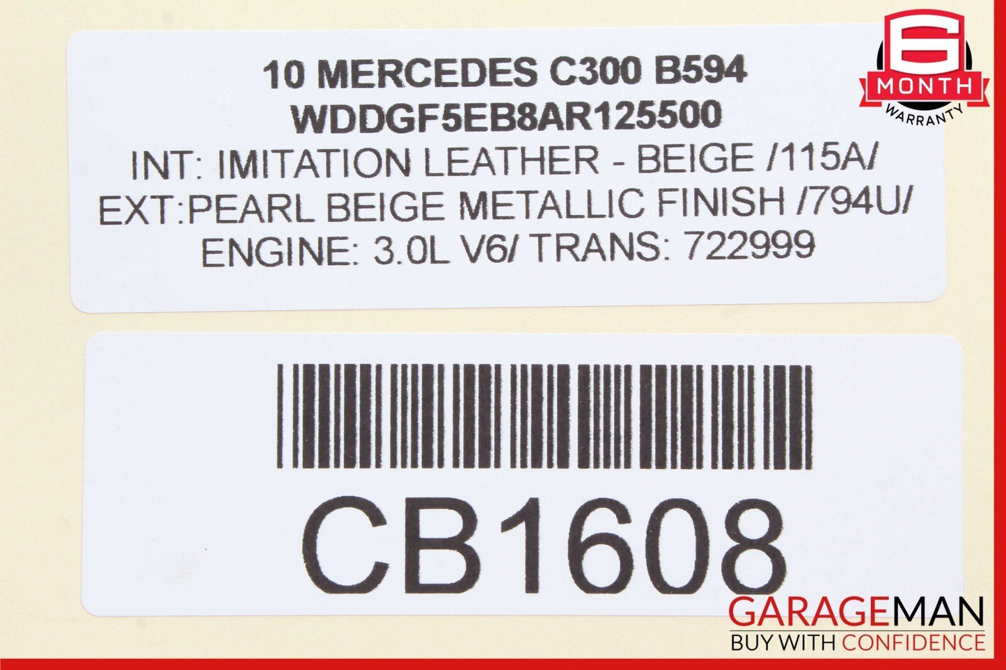 08-17 Mercedes W212 E350 C300 Rear Right / Left Suspension Upper Control Arm