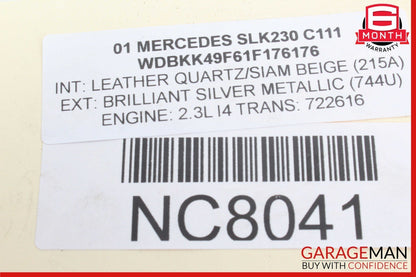 01-04 Mercedes R170 SLK230 SLK320 Trunk Lid Lock Latch Handle 1707500493 OEM