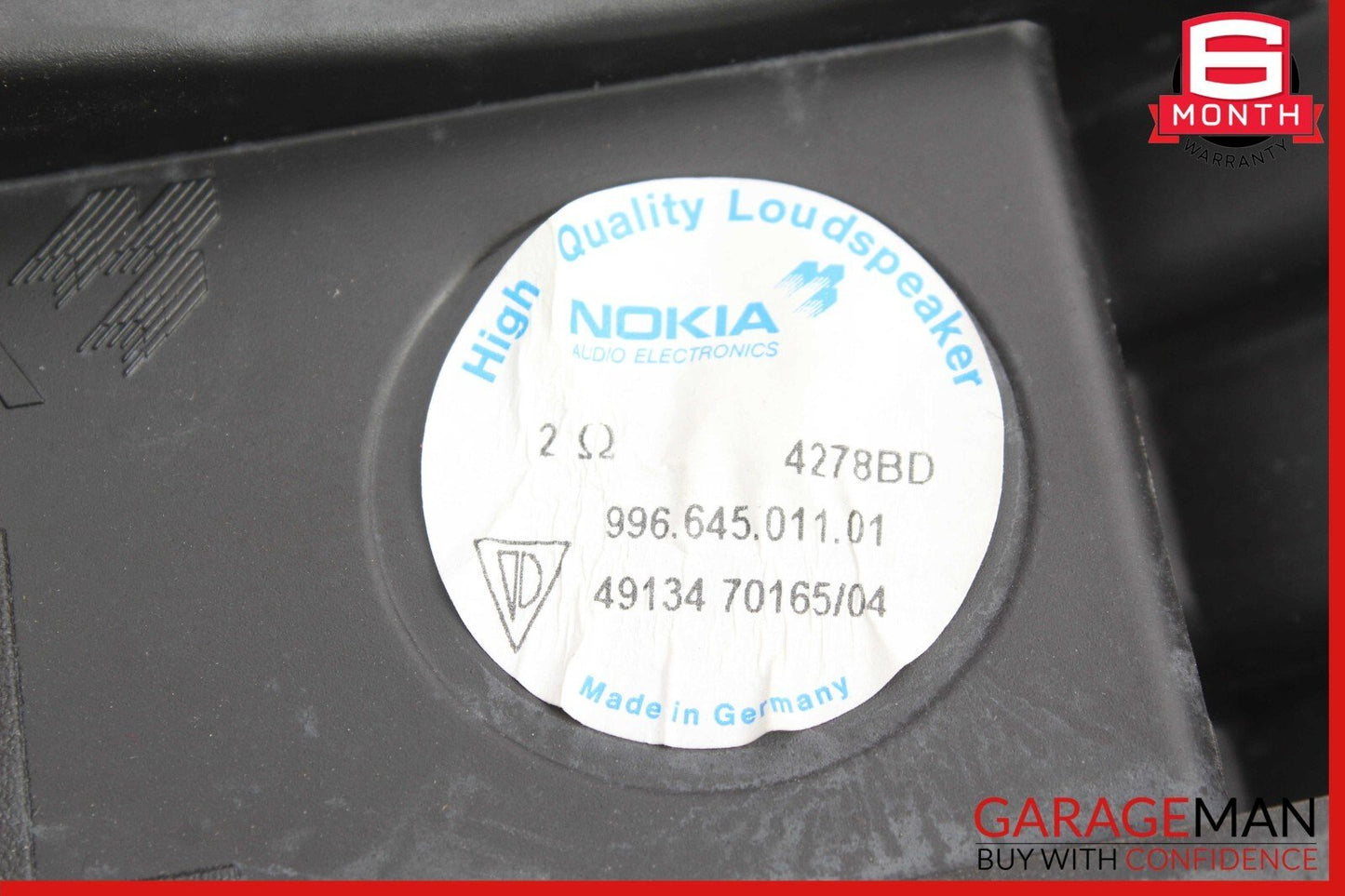 97-04 Porsche Boxster 986 Front Left Side Door Sound Loud Speaker Woofer Box