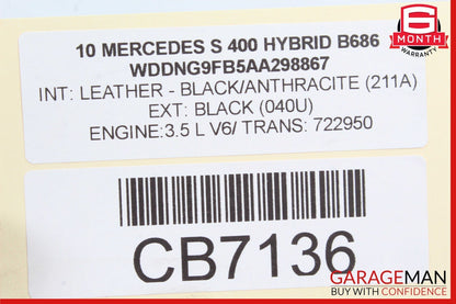 07-18 Mercedes W221 S400 GLK350 CLS550 Rear Right or Left Axle CV Half Shaft OEM