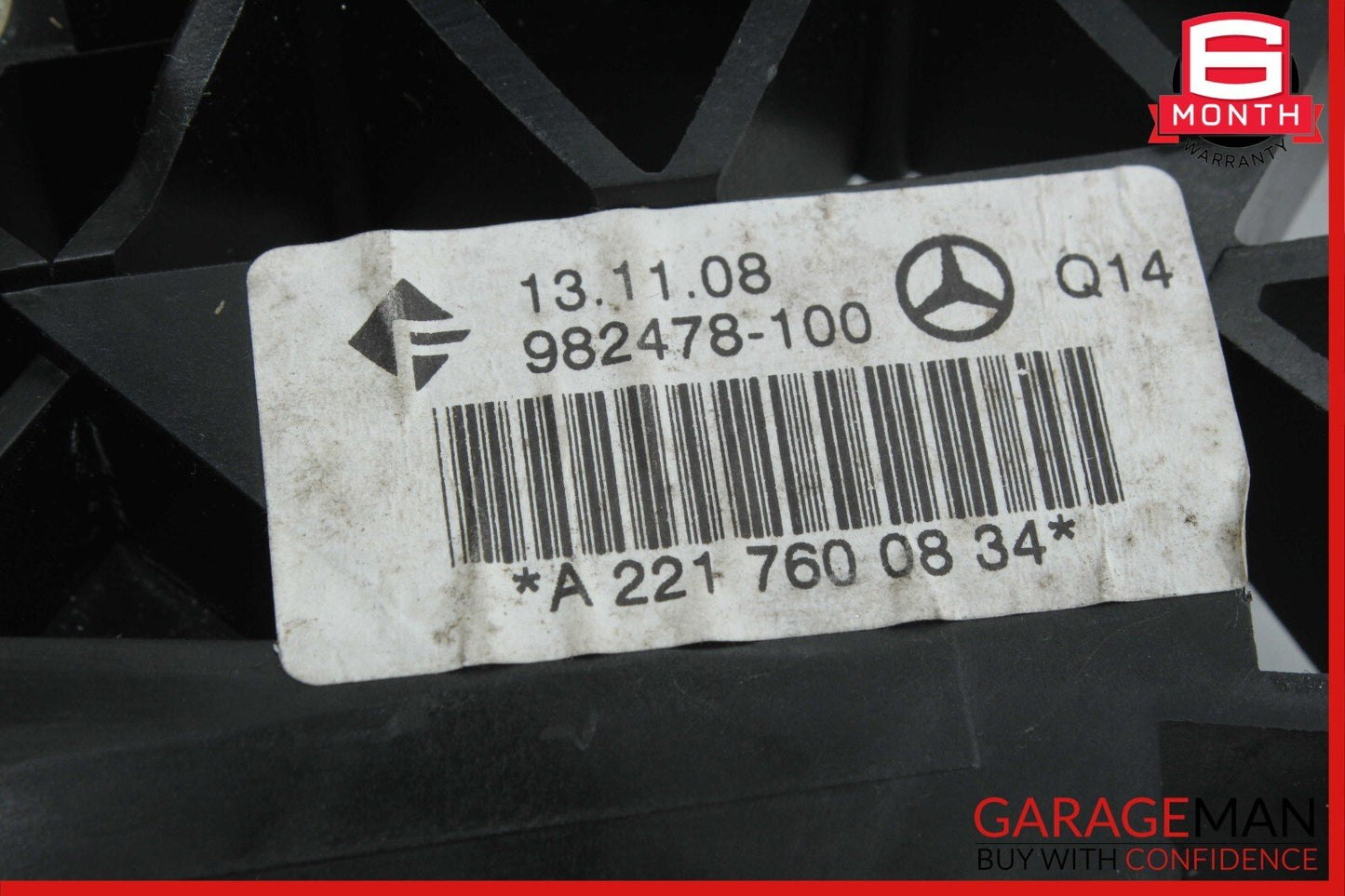 07-13 Mercedes W221 S550 Rear Right Side Exterior Door Handle Keyless Go Black