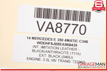 10-18 Mercedes W212 E350 4MATIC Rear SAM Fuse Box Relay Control 2129009722 OEM