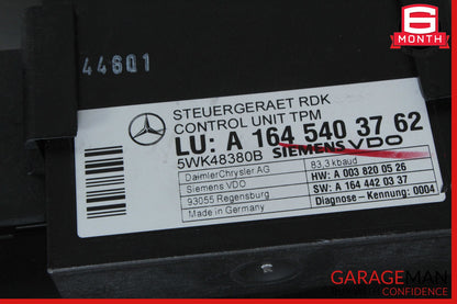 06-12 Mercedes X164 GL450 Fuse Junction Box Relay TPMS Tire Pressure Control OEM