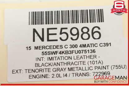 15-20 Mercedes W205 C300 4MATIC Rear Right or Left Upper Control Arm OEM