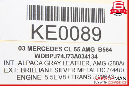 00-06 Mercedes W220 S500 S430 CL55 AMG ABS Anti Lock Brake Pump ESP Module Unit