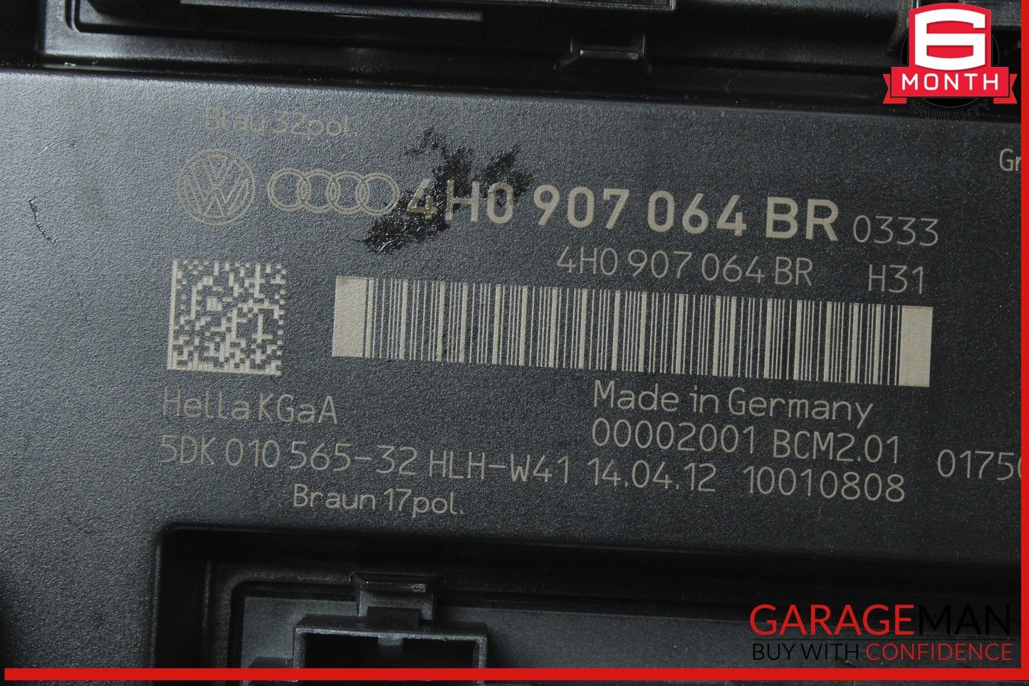 12-18 Audi A7 A6 BCM Comfort Body Control Module Unit 4H0907064BC OEM