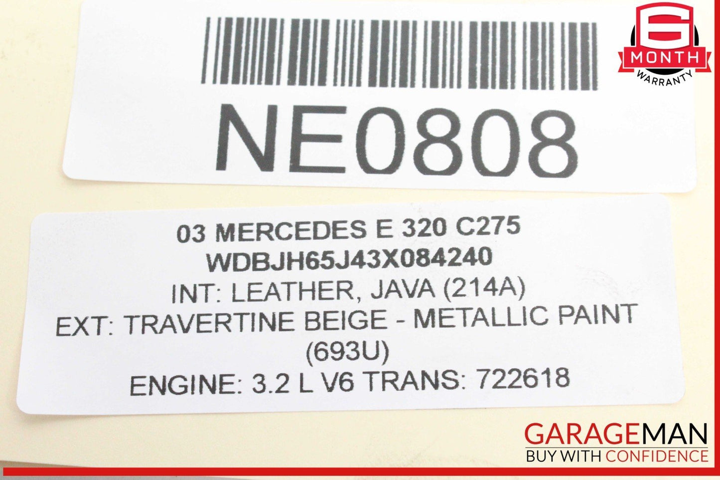 98-02 Mercedes W210 E320 Rear Left or Right Side Upper Control Arm 2103521005